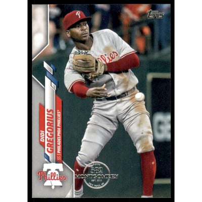2020 Topps Factory Set 582 Montgomery Club #519 Didi Gregorius