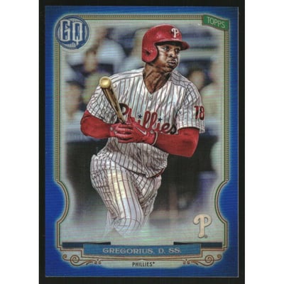 2020 Topps Gypsy Queen Chrome Box Toppers Blue Refractors #45 Didi Gregorius