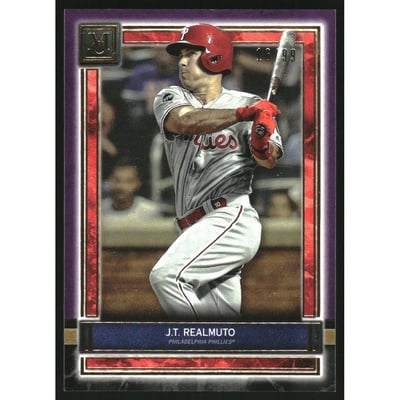 2020 Topps Museum Collection Amethyst #98 J.T. Realmuto