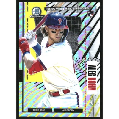 2021 Bowman Chrome Bowman Ascensions Refractors #BA3 Alec Bohm