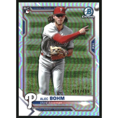 2021 Bowman Chrome Refractors #94 Alec Bohm