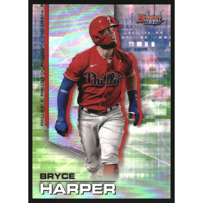 2021 Bowman's Best Refractors #55 Bryce Harper