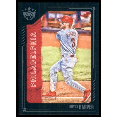 2021 Diamond Kings Blue Frame #85 Bryce Harper