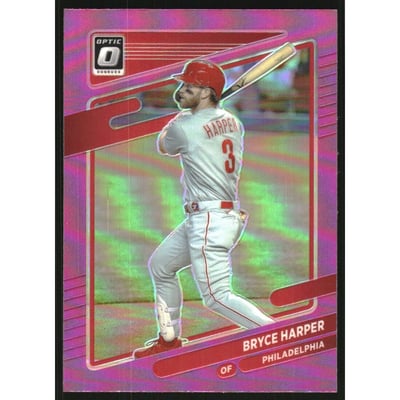 2021 Donruss Optic Pink #176 Bryce Harper