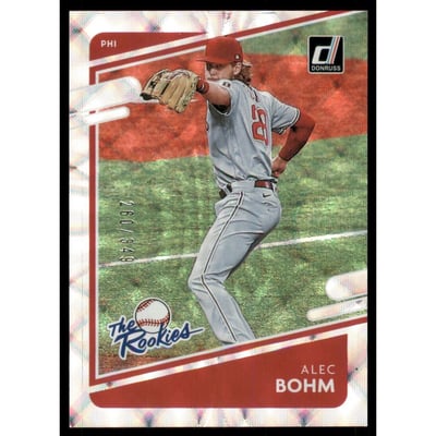 2021 Donruss The Rookies Silver #7 Alec Bohm
