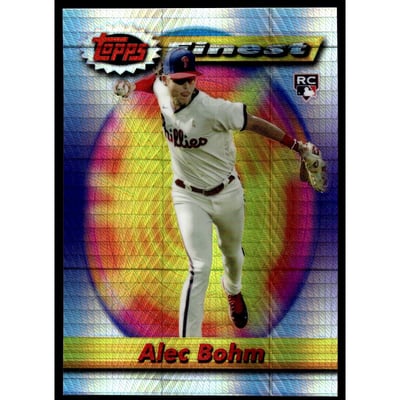 2021 Finest Flashbacks Prism Refractors #116 Alec Bohm