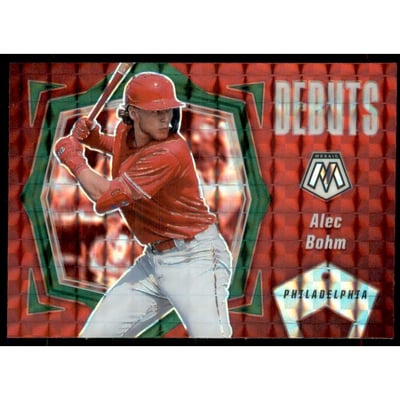 2021 Panini Mosaic Debuts Mosaic Green #20 Alec Bohm