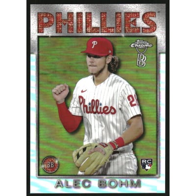 2021 Topps Chrome Ben Baller '86 Topps #86TB14 Alec Bohm