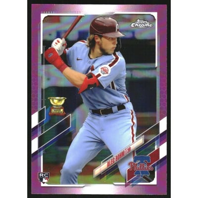 2021 Topps Chrome Pink Refractors #119 Alec Bohm