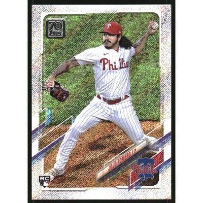 2021 Topps Factory Set Walmart Foilboard #508 Jojo Romero