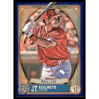 2021 Topps Gypsy Queen Indigo #72 J.T. Realmuto