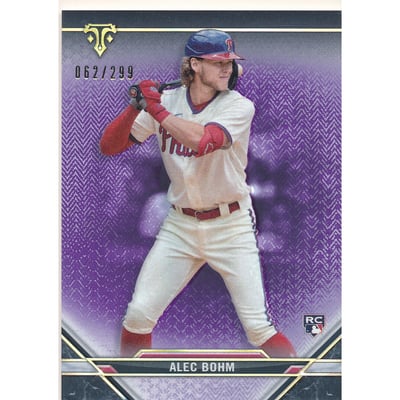 2021 Topps Triple Threads Amethyst #17 Alec Bohm
