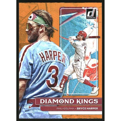 2022 Donruss Holo Orange #17 Bryce Harper DK