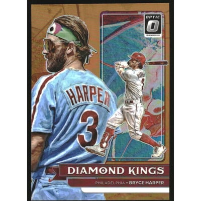 2022 Donruss Optic Orange #17 Bryce Harper DK
