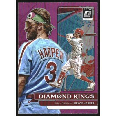 2022 Donruss Optic Pink #17 Bryce Harper DK