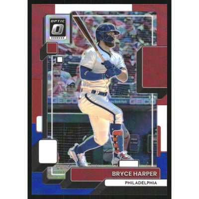 2022 Donruss Optic Red White and Blue #200 Bryce Harper