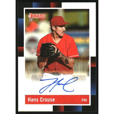 2022 Donruss Retro '88 Signatures Holo #16 Hans Crouse