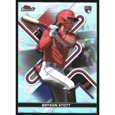 2022 Finest Refractors #13 Bryson Stott