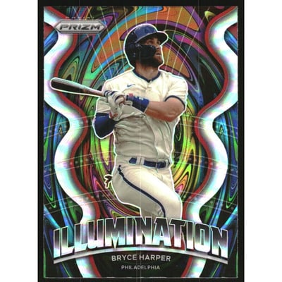 2022 Panini Prizm Illumination Prizms Silver #15 Bryce Harper