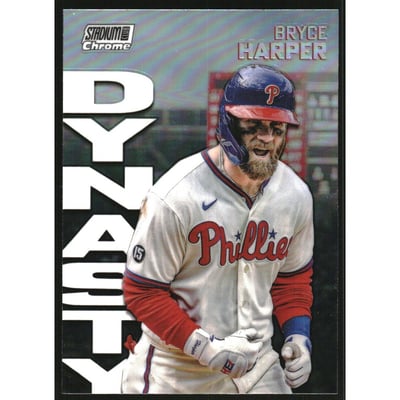 2022 Stadium Club Chrome Dynasty and Destiny #1A Bryce Harper