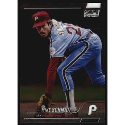2022 Stadium Club Chrome Refractors #309 Mike Schmidt