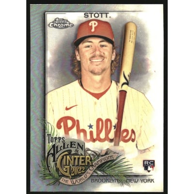 2022 Topps Allen and Ginter Chrome Refractors #256 Bryson Stott
