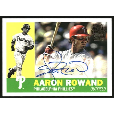 2022 Topps Archives '60 Fan Favorites Autographs #60FFAR Aaron Rowand