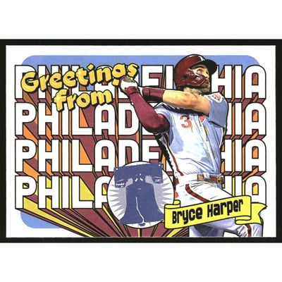 2022 Topps Archives Topps Oversized Postcards #OPC3 Bryce Harper
