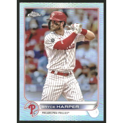 2022 Topps Chrome Refractors #220 Bryce Harper