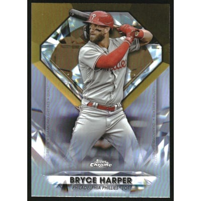 2022 Topps Chrome Update Diamond Greats Die Cuts #DGC70 Bryce Harper