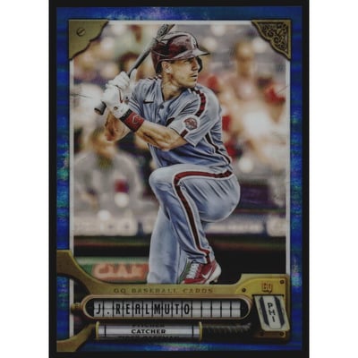 2022 Topps Gypsy Queen Chrome Indigo Refractors #220 J.T. Realmuto