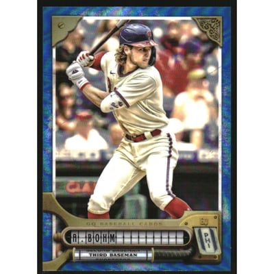 2022 Topps Gypsy Queen Chrome Indigo Refractors #237 Alec Bohm