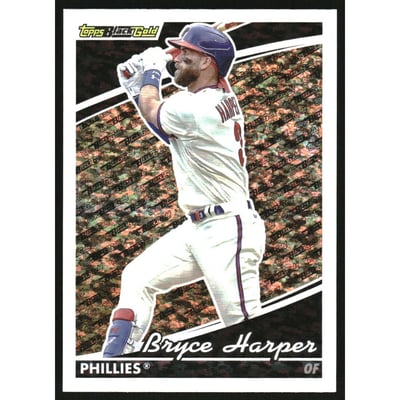 2022 Topps Update Black Gold #BG19 Bryce Harper