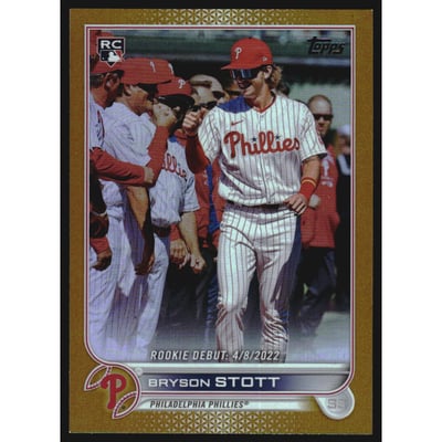 2022 Topps Update Gold Foil #US255 Bryson Stott