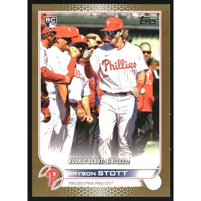 2022 Topps Update Gold #US255 Bryson Stott