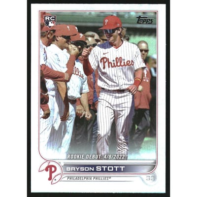 2022 Topps Update Rainbow Foil #US255 Bryson Stott