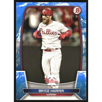 2023 Bowman Blue Pattern #24 Bryce Harper