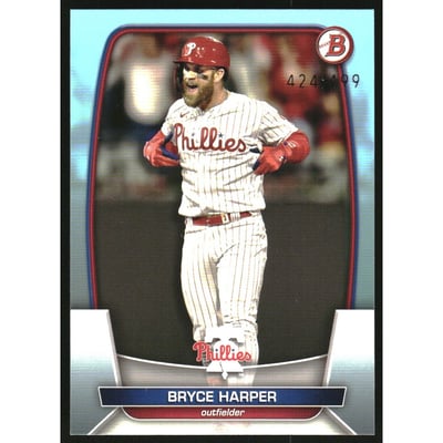 2023 Bowman Sky Blue #24 Bryce Harper