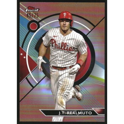 2023 Finest Rose Gold Refractors #71 J.T. Realmuto