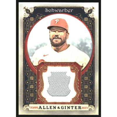 2023 Topps Allen and Ginter Relics #AGRBKS Kyle Schwarber