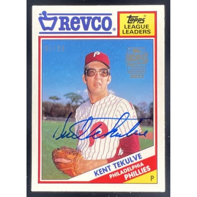 2023 Topps Archives Signature Series Autographs Kent Tekulve Auto /38