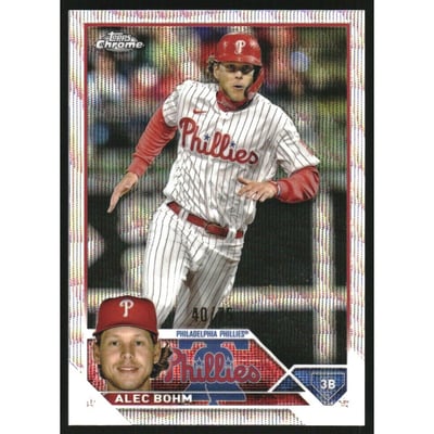 2023 Topps Chrome Blue Wave Refractors #105 Alec Bohm