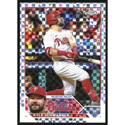 2023 Topps Chrome X-Fractors #88 Kyle Schwarber