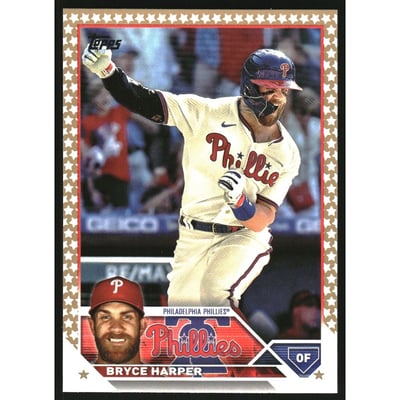 2023 Topps Factory Set Gold Stars #3 Bryce Harper