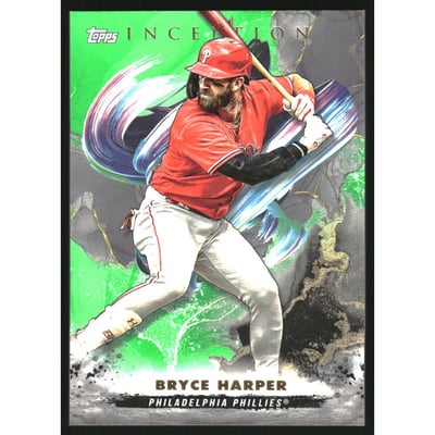 2023 Topps Inception Green #6 Bryce Harper