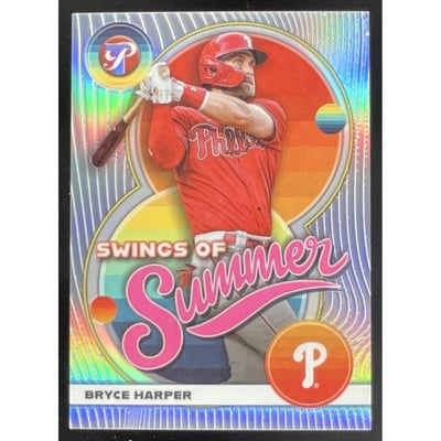 2023 Topps Pristine Swings of Summer #SS-5 Bryce Harper