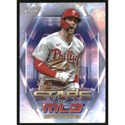 2023 Topps Stars of MLB Chrome #SMLBC14 Bryce Harper
