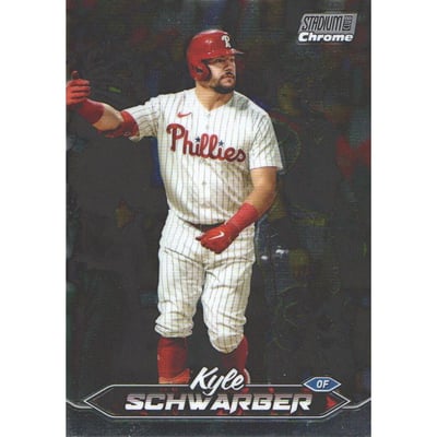 2024 Stadium Club Chrome #221 Kyle Schwarber