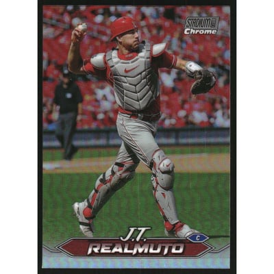2024 Stadium Club Chrome Refractors #279 J.T. Realmuto