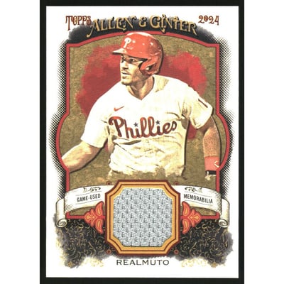 2024 Topps Allen and Ginter Relics #AGRJR J.T. Realmuto A